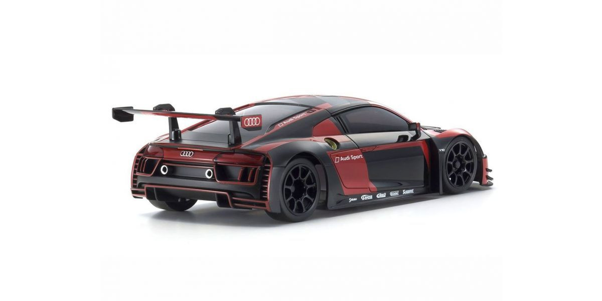 Kyosho - MINI-Z RWD Audi R8 LMS 2016 "Black/Red" Readyset  KYO32344BKR