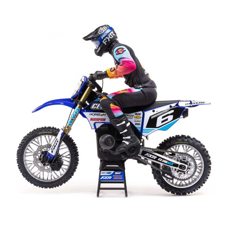 LOS06000T2 1/4 Promoto-MX Motorcycle RTR, Club MX BLUE