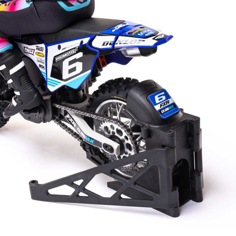 LOS06000T2 1/4 Promoto-MX Motorcycle RTR, Club MX BLUE