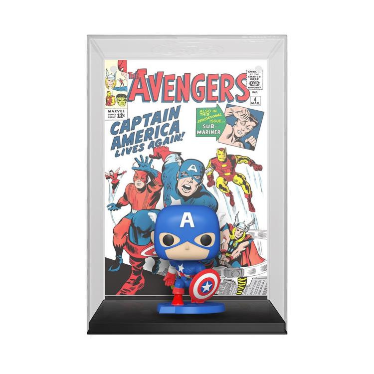 Funko Marvel The Avengers Captain America Pop! Comic Covers Vinyl 