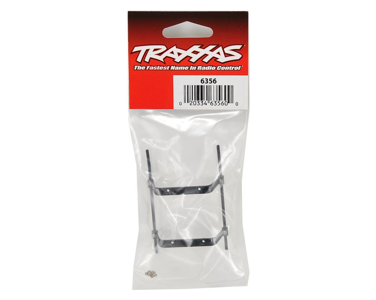 Landing skid set (black-anodized)/ screws (4) (assembled) tra6356