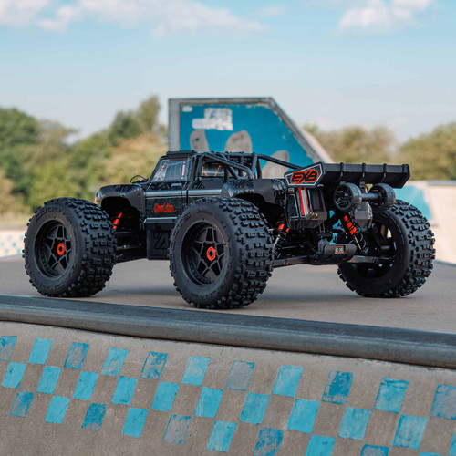ARA5810V2T1 1/5 OUTCAST 4X4 8S BLX EXB Brushless Stunt Truck RTR, Black 