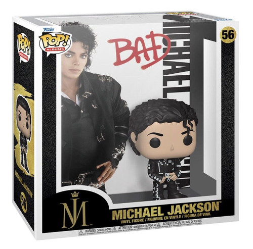 Pop!  Michael Jackson Bad Pop! Album Figure #56 with Case 