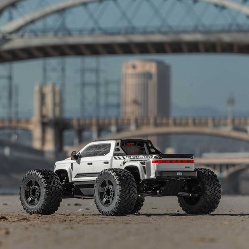 ARA7612T3 1/7 BIG ROCK 6S 4X4 BLX Monster Truck RTR, white