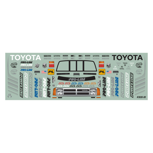 1985 Toyota HiLux SR5 Clear Body: SCX24 pro363600