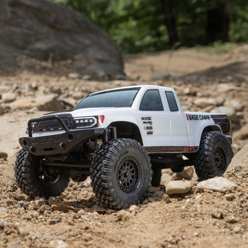 Axial 1/24 SCX24 Base Camp 4WD Rock Crawler Brushed RTR with Battery & Charger, Pink  AXI-1219T3