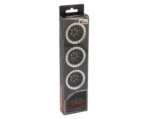 RC4WD Raceline Monster 1.9" Beadlock Wheels (Blk/Slv) (4)  RC4ZW0189