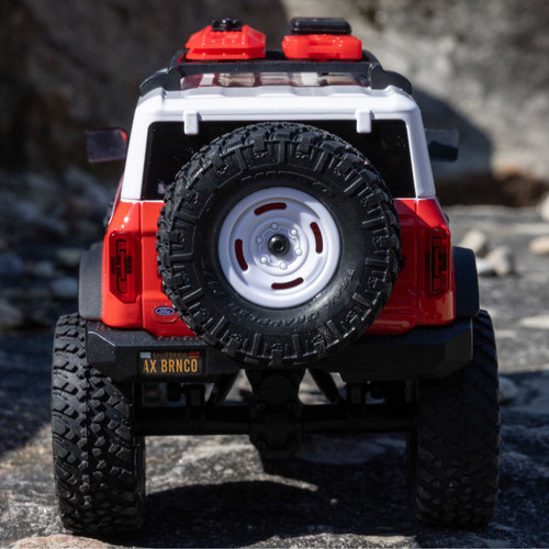 Axial - AXI00006V2T6 1/24 SCX24 Ford Bronco Heritage Edition 4X4 RTR Brushed Rock Crawler (Battery & Charger Included), Red