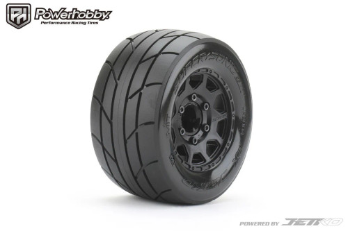 Power Hobby 1/10 2.8 mT Super Sonic Belted Tires (2) w/Removable Hex PHB2804CBMSGN  Power Hobby 1/10 2.8 mT Super Sonic Belted Tires (2) w/Removable Hex PHB2804CBMSGN