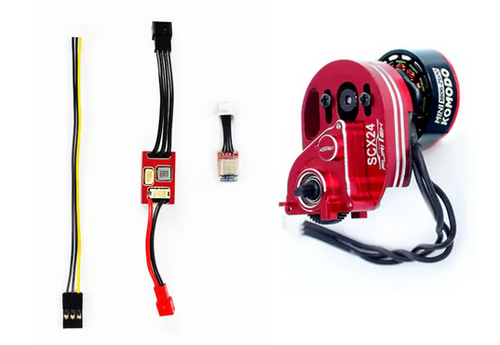 Furitek Mini Komodo Brushless Motor & MicroPython ESC Crawlmaster Combo for scx24