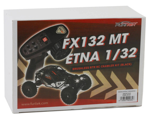 Furitek FX132 MT ETNA 1/32 Brushless 4WD RTR Comp Micro Rock Crawler (Black) w/Brushless ESC & Motor  FTK-FUR-2510