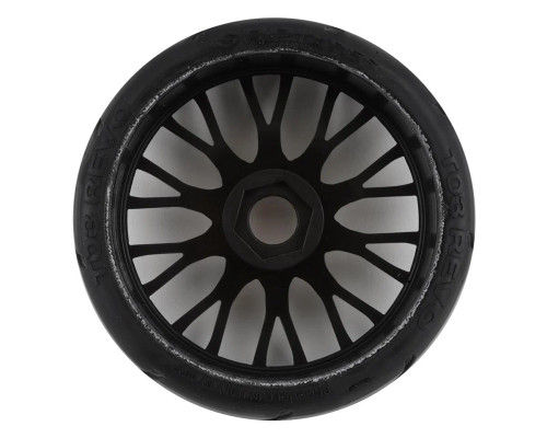 GRP Tires GT - TO3 Revo Belted Pre-Mounted 1/8 Buggy Tires (Black) (2) (XM5) w/FLEX Wheel  GRPGTX03-XM5
