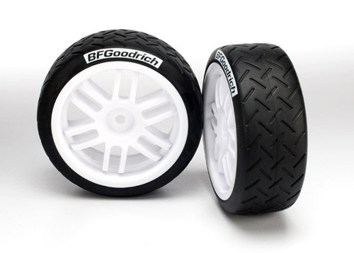 Traxxas 1.9" White Rally Wheels w/ BFG Rally Tires (2) 7372