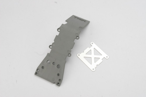 Traxxas Gray Front Skid Plate with Reinforcement 4937A