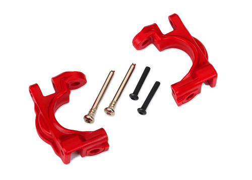 Traxxas Red Extreme Heavy-Duty Caster Blocks (2) 9032R