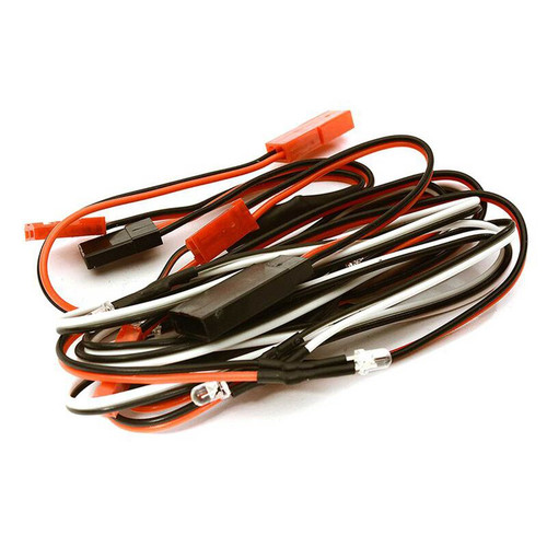 INTC28389 3mm Size LED Lights, Red (2) & White (4) with Harness