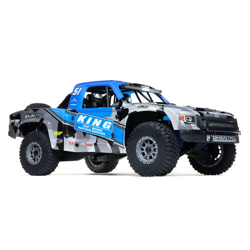 LOS05021T2 1/6 Super Baja Rey King Shocks 8S 4X4 RTR Brushless Desert Truck, Blue