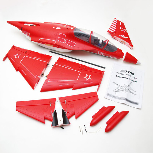 FMM108P2 YAK-130 Jet 70mm EDF V2 Red PNP, 880mm FMM108P2 YAK-130 Jet 70mm EDF V2 Red PNP, 880mm