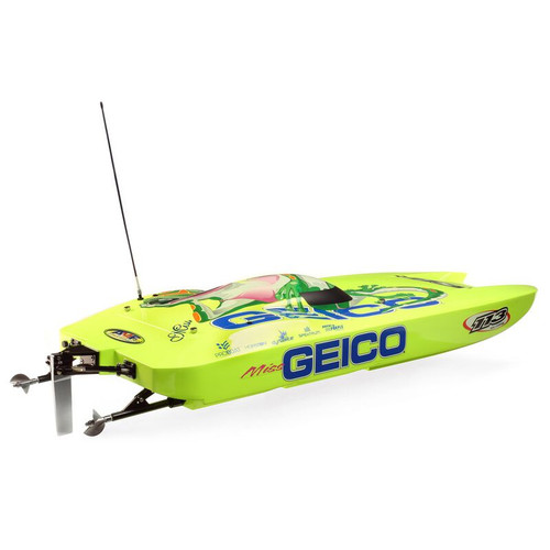 PRB08040V2 Miss GEICO Zelos 36" Twin Brushless Catamaran RTR PRB08040V2 Miss GEICO Zelos 36" Twin Brushless Catamaran RTR