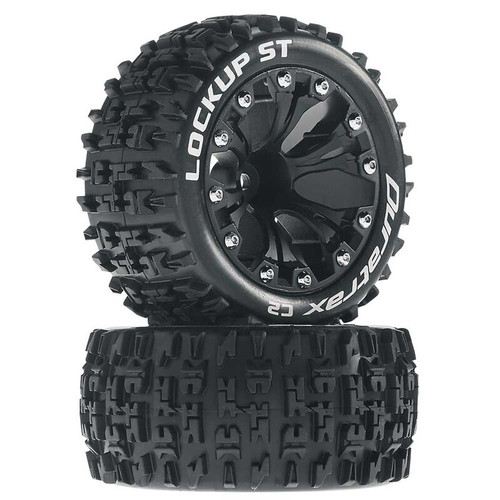 Lockup ST 2.8" Mounted Offset Tires, Black (2) DTXC3568 Lockup ST 2.8" Mounted Offset Tires, Black (2) DTXC3568