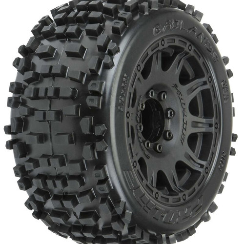 Badlands 3.8" All Terrain MT Tires, Raid Black Mounted 8x32 17mm Hex (2) PRO117810 Badlands 3.8" All Terrain MT Tires, Raid Black Mounted 8x32 17mm Hex (2) PRO117810