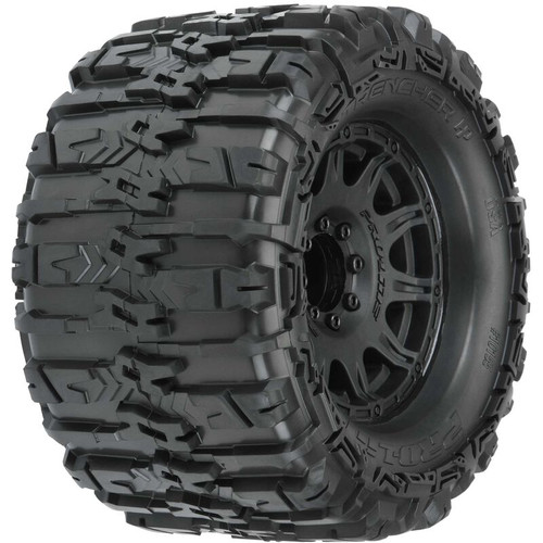 Trencher HP 3.8" Belted MT Tires, Raid Black Mounted 8x32 17mm Hex (2) PRO1015510
