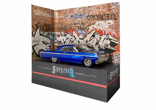 SixtyFour - Fully Functional 1:10 Scale Ready to Run Hopping Lowrider   blue SixtyFour - Fully Functional 1:10 Scale Ready to Run Hopping Lowrider   blue