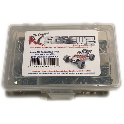 RC Screwz Arrma Typhon 3S 4x4 V5 Stainless Steel Screw Kit RCZARA039