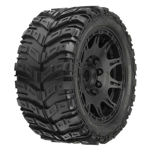 disc.. Masher X HP Belted Mounted F/R Tires, Raid Black 24mm Wheels PRO1017610