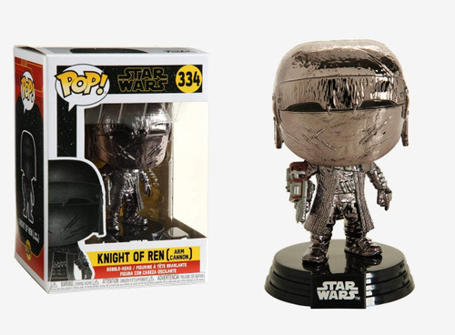 Pop! Star Wars: The Rise of Skywalker - Knight of Ren With Cannon (Hematite Chrome)
