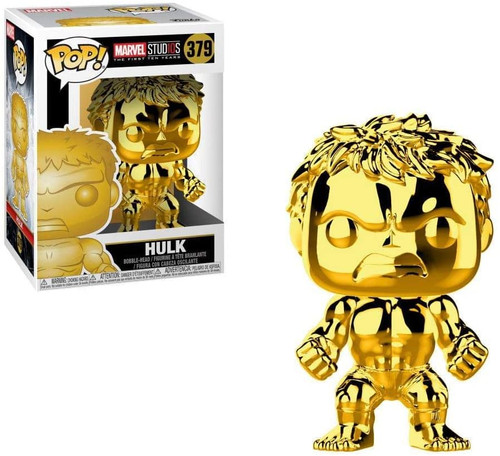 Funko Pop Marvel: Marvel - Hulk (Gold Chrome)