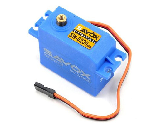 Savox - WATERPROOF STANDARD DIGITAL SERVO .13/111.1 HIGH VOLTAGE savsw0230mg