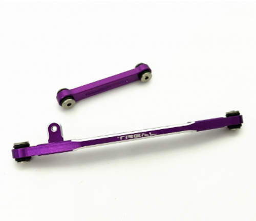 Treal Axial SCX24 Aluminum 7075 Steering Links Set for 1/24 Scale-V2 purple X002YSWMDP