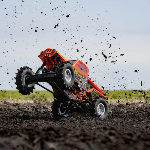 LMT 4WD Solid Axle Mega Truck Brushless RTR, Bog Hog   LOS04024T2