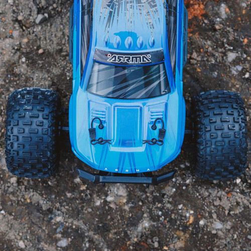 ARA4102V4T2 1/10 GRANITE 4X2 BOOST MEGA 550 Brushed Monster Truck RTR, Blue