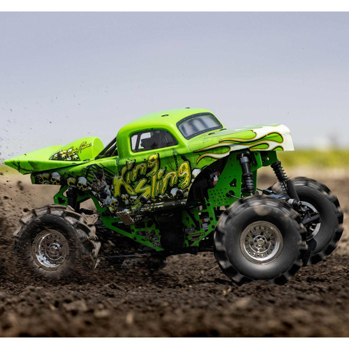 LMT 4WD Solid Axle Mega Truck Brushless RTR, King Sling  LOS04024T1