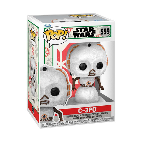  Funko Pop! Star Wars Holiday: C-3PO Snowman 