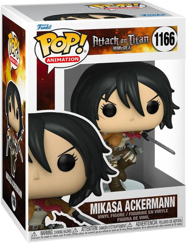 Funko POP! Animation: Attack On Titan Mikasa Ackerman 4.21-in Vinyl Figure