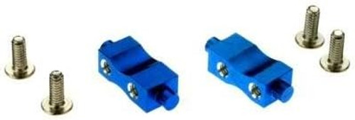 dyn8015B Blue Aluminum Servo Mounts: Mini-T