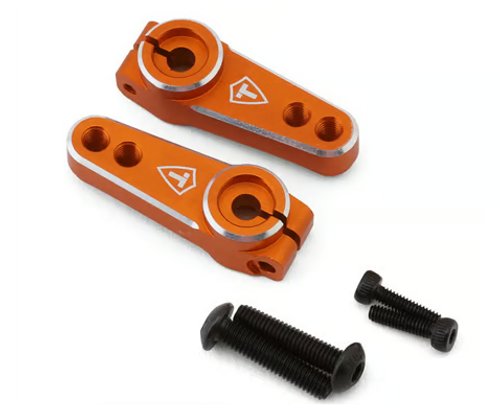 TREAL UTB18 Capra Servo Horn Set 23T (2pcs) Aluminum 7075 CNC Machined Servo Arm Upgrades X003PLWFFF ORANGE
