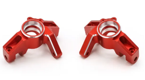 TREAL Alu# 7075 Front Steering Knuckles (Left&Right) for 1/10 Losi HAMMER REY U4 X003BNET3D RED