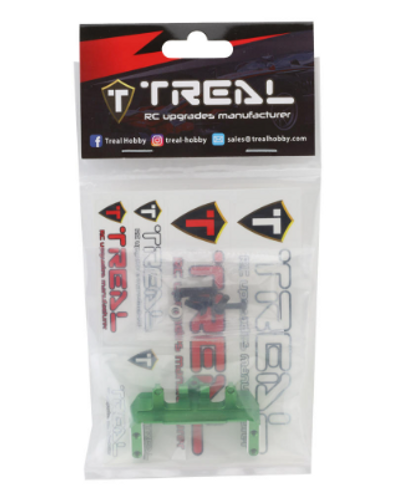 TREAL UTB18 Capra Front Servo Mount CNC Machined Aluminum 7075 Upgrades X003K2K0QZ GREEN