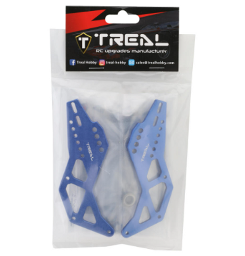 Treal Aluminum 7075 Wheelie Bar Adjustable for Losi LMT X002YM4UPT BLUE