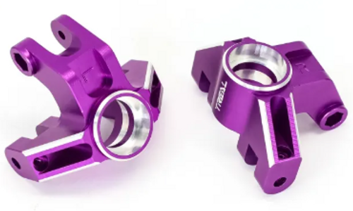 Treal Aluminum 7075 Front Steering Knuckels for Losi LMT X003E7EI9L PURPLE