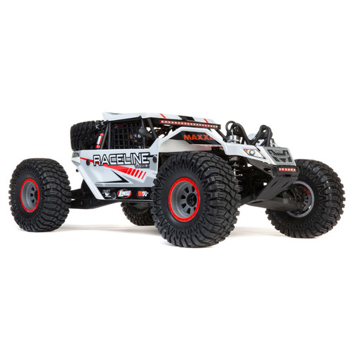 LOS05016V2T1 1/6 Super Rock Rey V2 4WD Rock Racer Brushless RTR, White