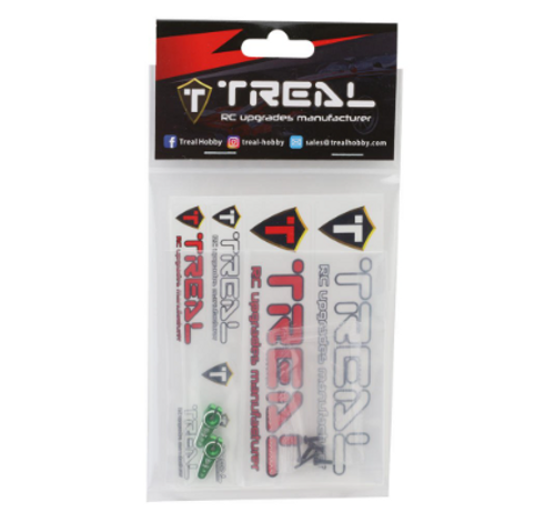 TREAL SCX24 Servo Horn 15T, Aluminum 7075 Servo Arm (2P) Compatible with EMAX Servo for Axial 1/24 SCX24 X003EAO42T GREEN