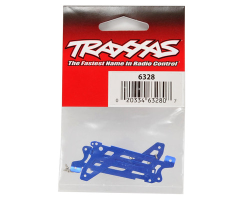  Traxxas Outer Side Plate (2) (Blue) TRA6328