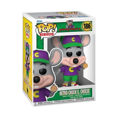 Chuck E. Cheese's Retro Chuck E. Cheese Funko Pop! Vinyl Figure #186 