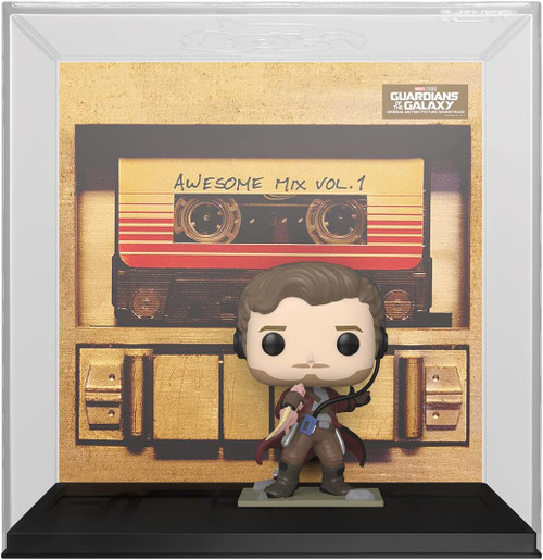 Guardians of the Galaxy Awesome Mix Star-Lord Pop! Album Figure #53 with Case 
