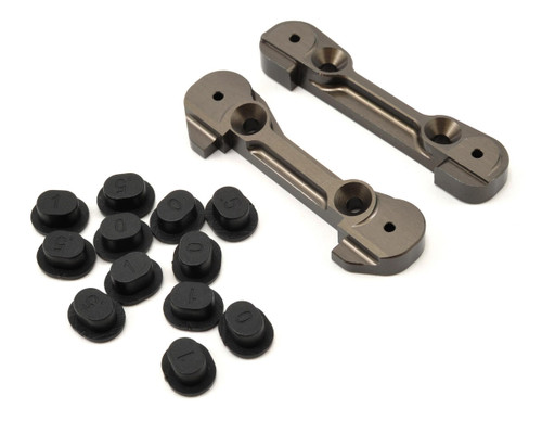  Losi Adjustable Front Hinge Pin Holder Set LOSB4112